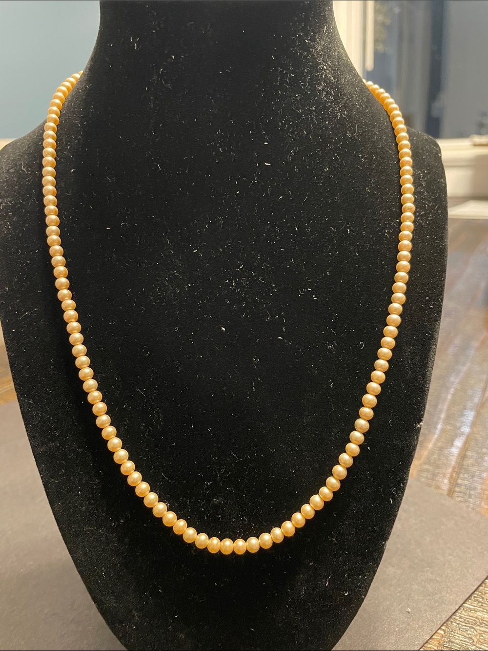 Vintage Danecraft Pearl Strand Necklace 20” 14KT GF Gold Filled Clasp